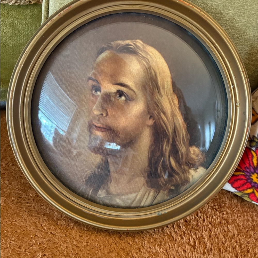 Vintage Jesus Portrait by Peter Watson